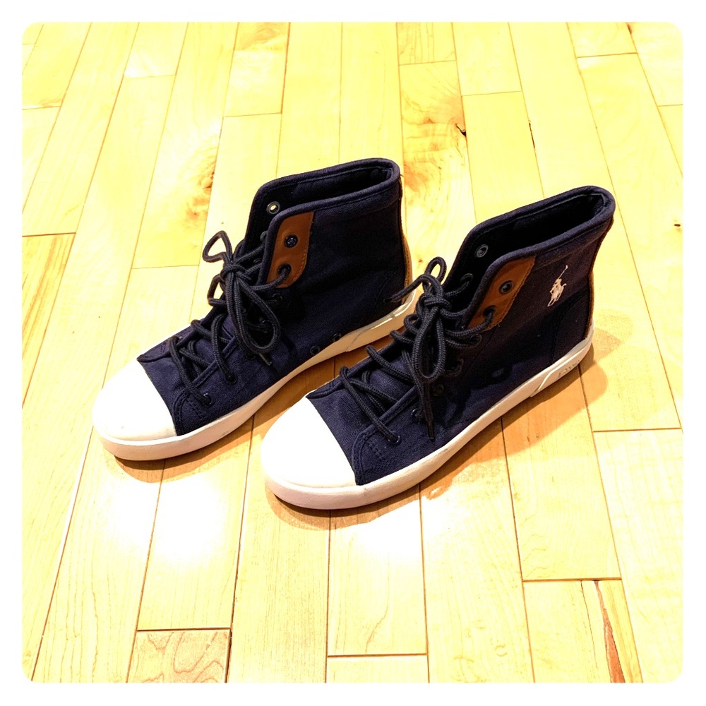 Polo Ralph Lauren high top sneaker size 5